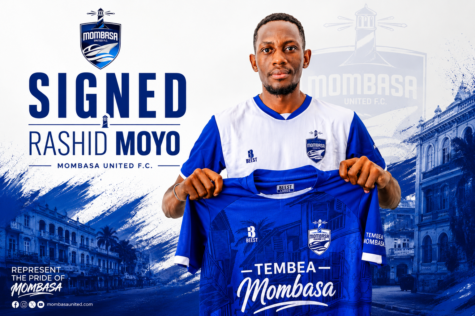 Mombasa United Complete Signing of Rashid Moyo from Equity FC